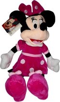 Walt Disney Cartoon: Roze Minnie Mouse Knuffel Groot (40 cm) | Pluche | Speelgoed voor Kinderen | Mickey Mouse Clubhouse | 40 cm