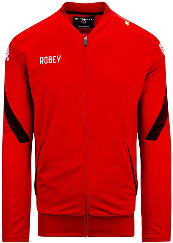 Robey Robey Counter Sportjas - Maat 164  - Unisex - rood - zwart