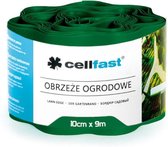 Cellfast Gegolfde tuinrand 10cm x 9m - Donkergroen