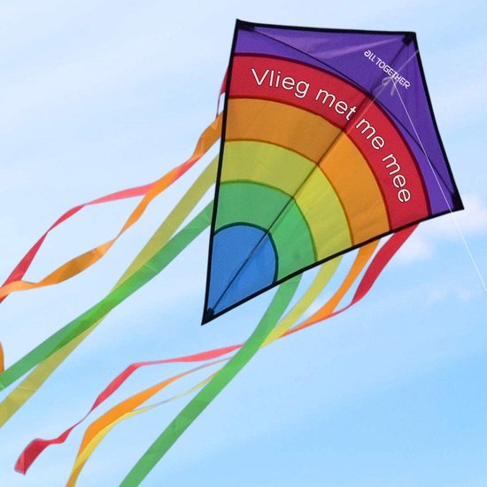 Diamond Vlieger met draagtas - Vlieger voor kinderen - Kite vlieger