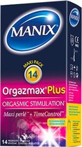 MANIX ORGAZMAX Plus 14 Orgasme Vertragende Condooms
