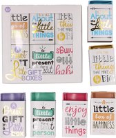 Kleine cadeauverpakking | Little gift box | 6 stuks | Verjaardag | Cadeau