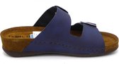 Rohde Dames Slipper 5856-56 Blauw - Maat 36