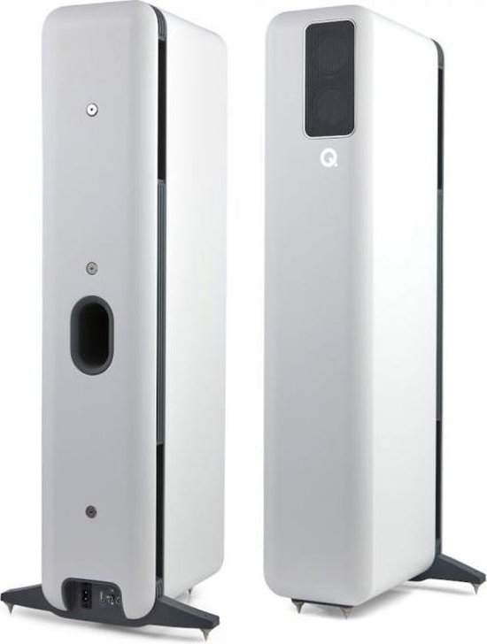 binding Waakzaam laten vallen Q 400 actieve vloerstaande speakers - wit (per paar) | bol.com