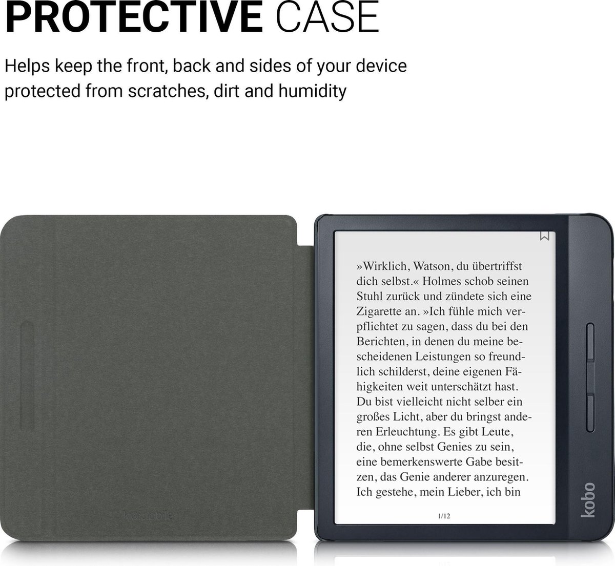 Kwmobile Case Compatible With Kobo Aura Edition 1 - PU - View #7