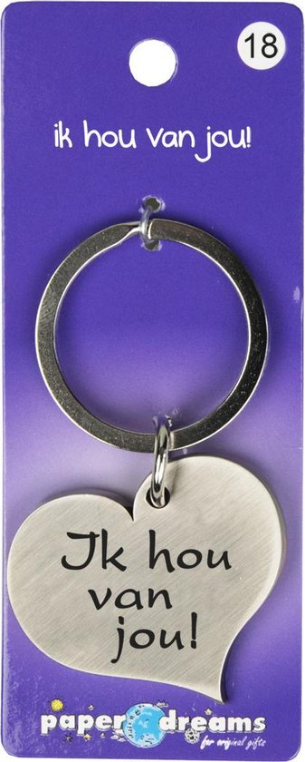 Tassel Sleutelhanger - Ik Hou Van Jou - By