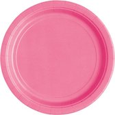 Haza Original Feestborden Roze 18 Cm 20 Stuks