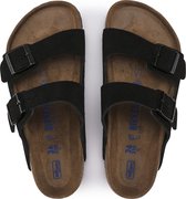 Birkenstock Arizona SFB VL Narrow Slippers - Black - Maat 46