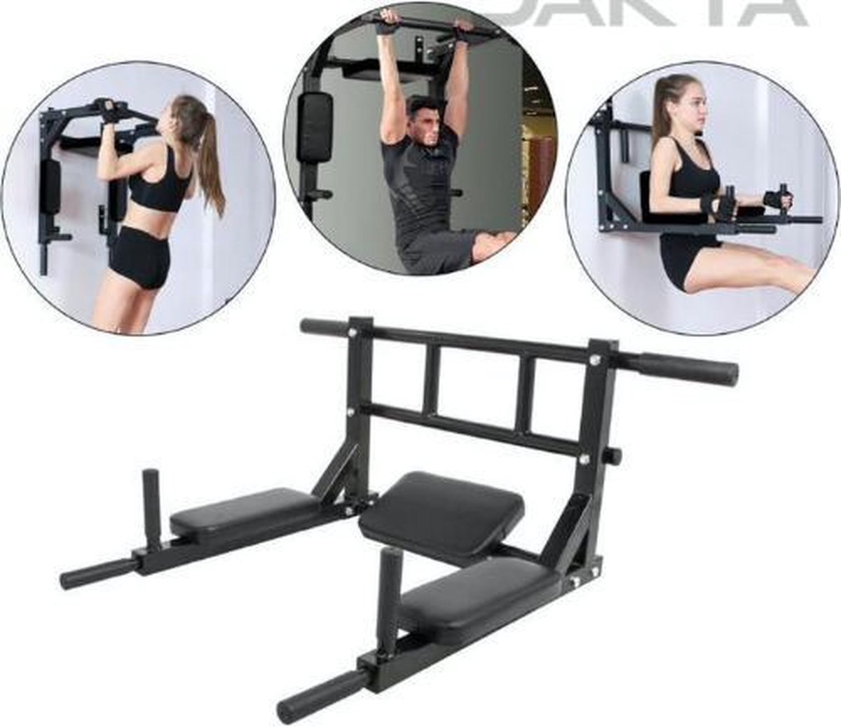 Station de Musculation Multifonction Barre de Traction sur Pieds Support d'Entraînement pour