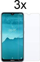 Nokia 5.3 Screenprotector Glas - Beschermglas Nokia 53 Screen Protector Glas - 3 stuks