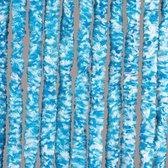 Luxe Kattenstaart Vliegengordijn - 125 x 230cm - Wit/Blauw Mix