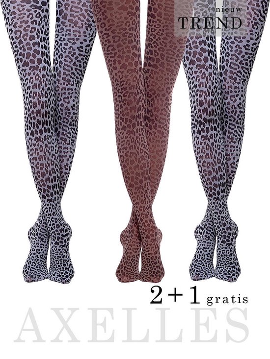 Trendy panty LEOPARD dierenprint, 3+-GRATIS set, Medium (3).