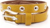 Kidzzbelts Meisjesriem 1985 - Oker - 65 cm