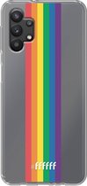 6F hoesje - geschikt voor Samsung Galaxy A32 5G -  Transparant TPU Case - #LGBT - Vertical #ffffff