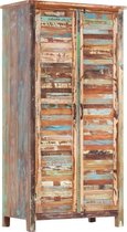 Medina Kledingkast 90x50x180 cm massief gerecycled hout