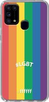 6F hoesje - geschikt voor Samsung Galaxy M31 -  Transparant TPU Case - #LGBT - #LGBT #ffffff