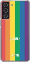 6F hoesje - geschikt voor Samsung Galaxy S21 FE -  Transparant TPU Case - #LGBT - #LGBT #ffffff