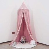 Klamboe Hemelbed Gordijn & Muggennet Baby Bed - ROZE