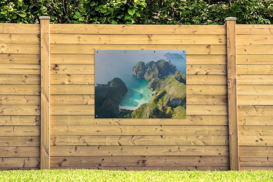 Affiche jardin - Toile jardin - Posters de jardin extérieur - Ile en Thailande - 120x90 cm - Jardin