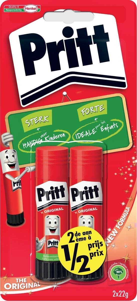 Pritt Stick Original - Extra sterk - 2x22 Gram - Pritt Stift