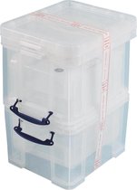 Really Useful Box 35 liter, transparant, pak van 3 dozen