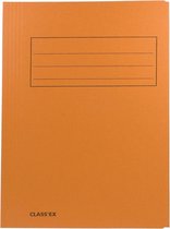 Class'ex dossiermap 3 kleppen formaat 237 x 32 cm (voor formaat A4) oranje