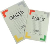 Gallery tekenblok houtvrij papier 120 g/m² formaat 21 x 297 cm (A4) blok van 24 vel