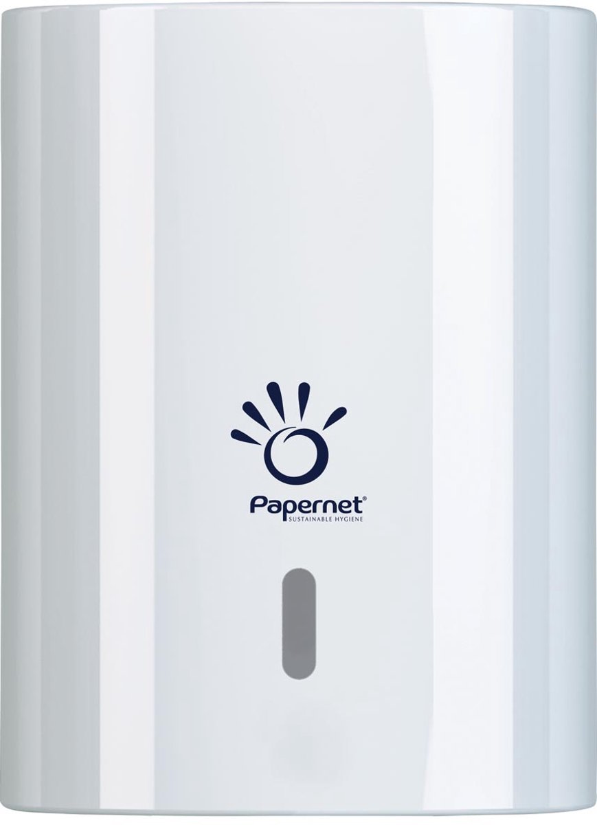 Papernet handdoekdispenser Superior, voor centerfeed handdoekrollen, wit, antibacterieel