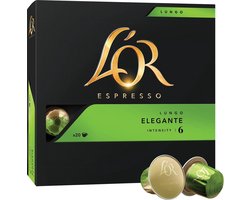 L'or lungo Elegante 6 koffiecapsules 20 cups