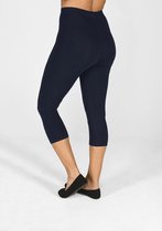 Premium Dames Driekwart Legging | 3 Kwart Legging | Blauw - L