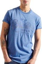 Superdry T-shirt - Mannen - Blauw