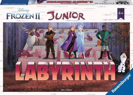 Thumbnail van een extra afbeelding van het spel Ravensburger 20416 - Disney Frozen 2 / The Ice Queen 2 - Junior Labyrinth
