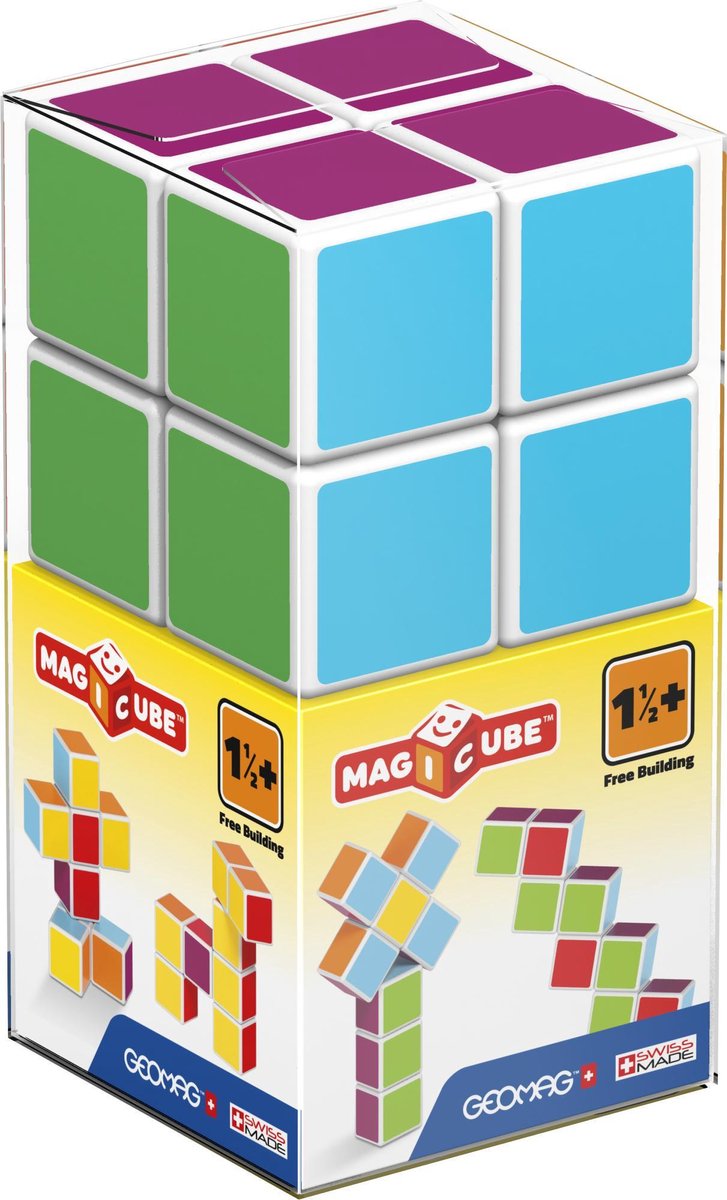 Geomag MagiCube Free Building - Magnetische Bouwblokken - 8-delig - Vanaf 1 jaar