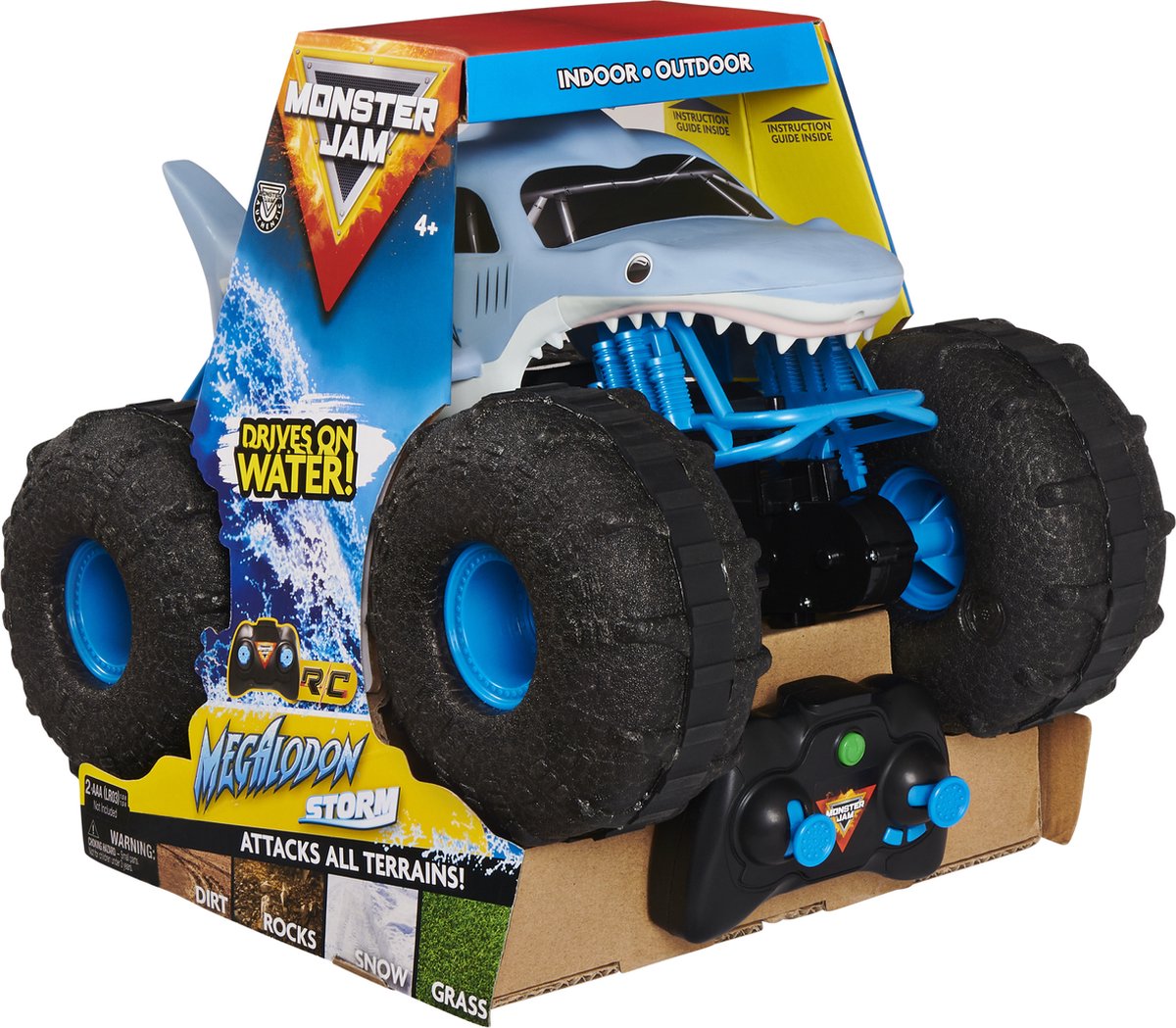 Monster Jam RC - Megalodon Storm - Afstandsbestuurbare Auto - Schaal 1:15 - 2,4 GHz — afbeelding 17