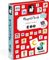 Juratoys Magnéti'Book Alphabet Français, 142 Magnets