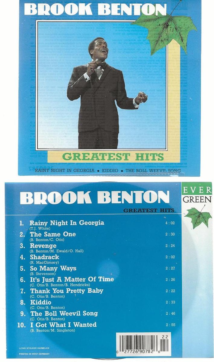BROOK BENTON - GREATEST HITS