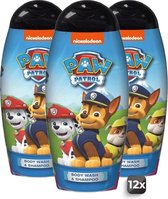 Paw Patrol Chase Shampoo & Douchegel - Voordeelverpakking 12 Stuks