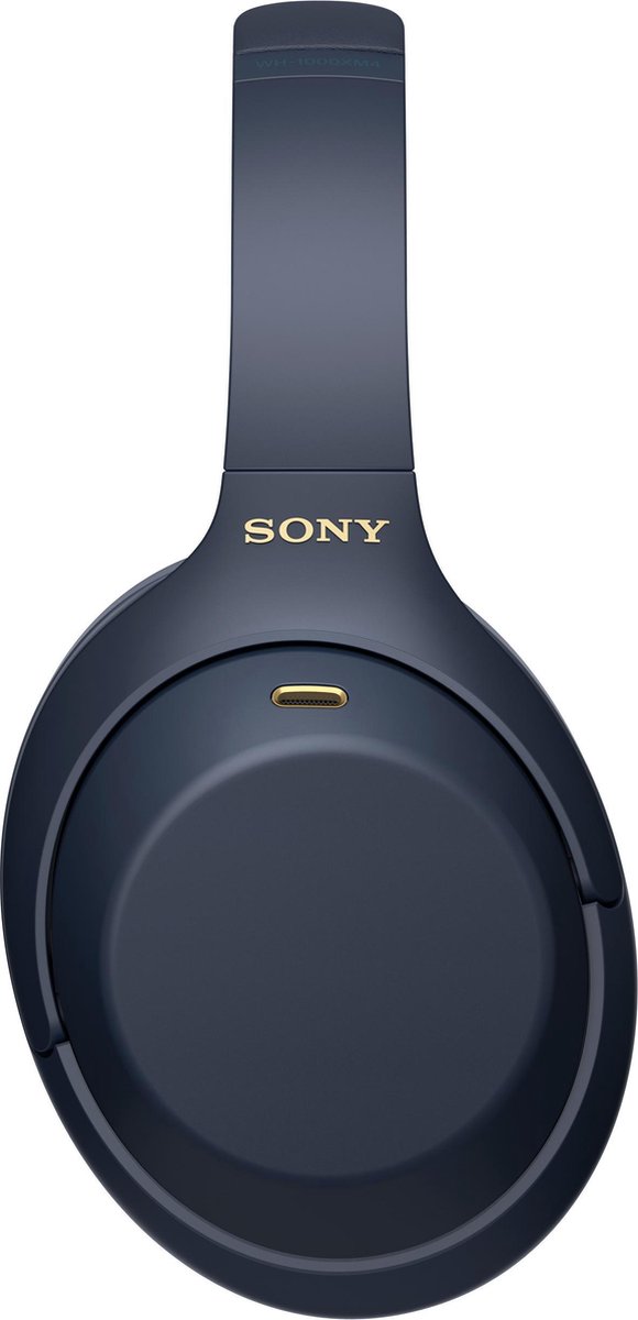 Sony WH-1000XM4 - Draadloze over-ear koptelefoon met Noise Cancelling -  Blauw | bol