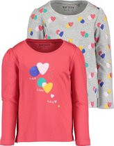 Blue Seven Meisjes 2 Pack Shirt - Maat 110