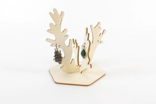 Foto: Reine m re jewelry holder sieradenhouder stella l17xw17xh14cm laser cut plywood jewelry plants multiplex sieradenhouder made in the jura 