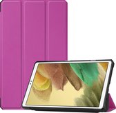 Tablet Hoes geschikt voor Samsung Galaxy Tab A7 Lite - 8.7 inch - TPU Tri-Fold Book Case - Paars