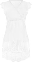 Cotton Lace Dress Wit