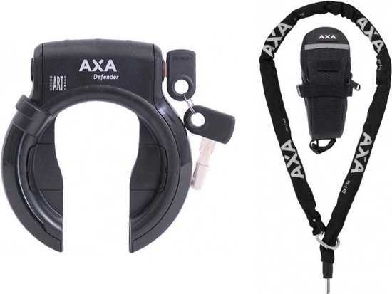 Axa Defender Ringslot Ringslot Axa Defender met insteekketting AXA RLC 140/5,5 + tas - zwart ...