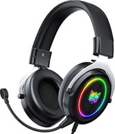 ONIKUMA X10 - Gaming headset - Zwart - RGB - Metaalachtig gevoel - PS5 + PS4 + PC + Xbox One + Nintendo Switch