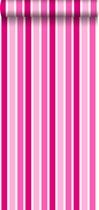 ESTAhome behang strepen roze - 115818 - 53 cm x 10,05 m