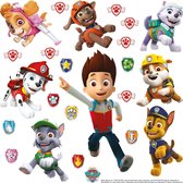 Sanders & Sanders muursticker PAW patrol geel, blauw en rood - 600241 - 30 x 30 cm