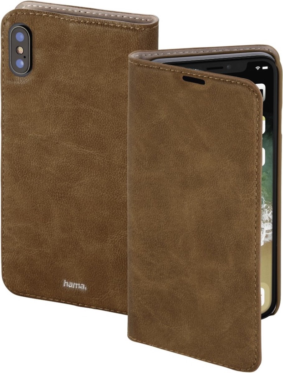 Hama Booklet "Guard Case" voor Apple iPhone Xs Max, bruin