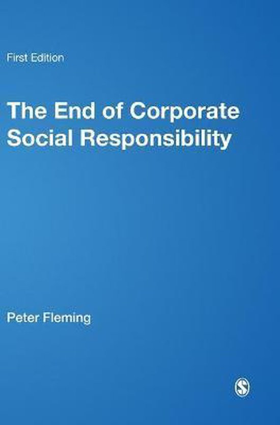 The End of Corporate Social Responsibility - cover