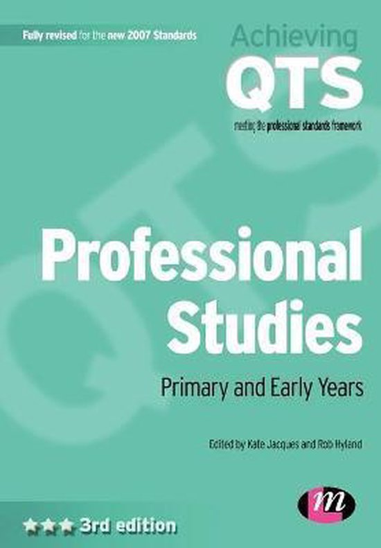 Professnl Studies Primary & Early Years - cover
