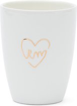 Riviera Maison Mok Met Tekst - Food Lovers Mug M - Wit - 1 stuks